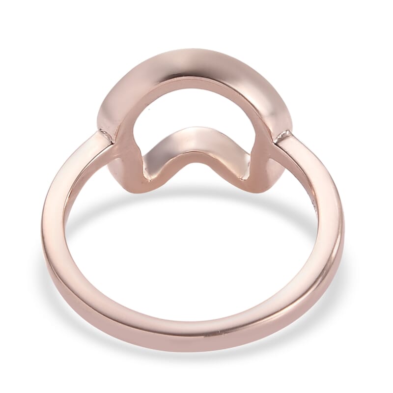 14K RG Over Sterling Silver Ring (Size 6.0) (2.60 g)