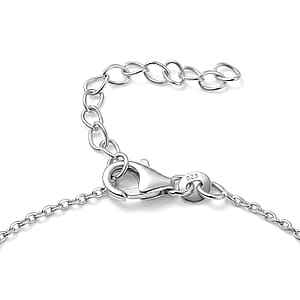 D'Joy Premium Ethiopian Welo Opal 1.35 ctw Bracelet in Rhodium Over Sterling Silver (7.25-1.50In)