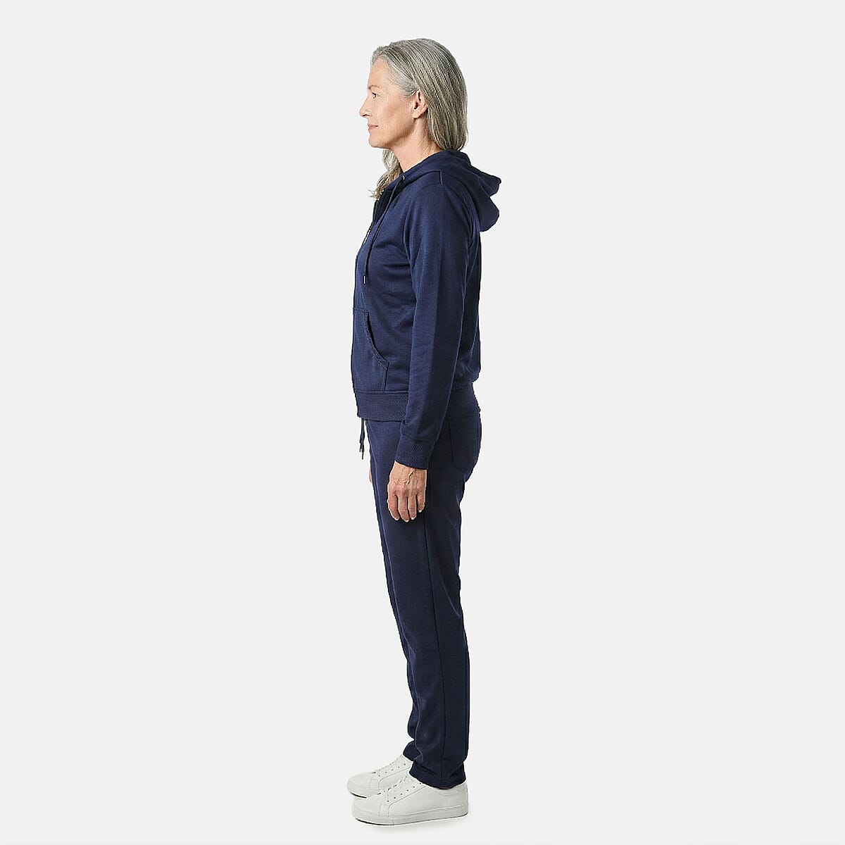 Buy Lee Hanton Navy French Terry Track Suit -Medium at ShopLC.