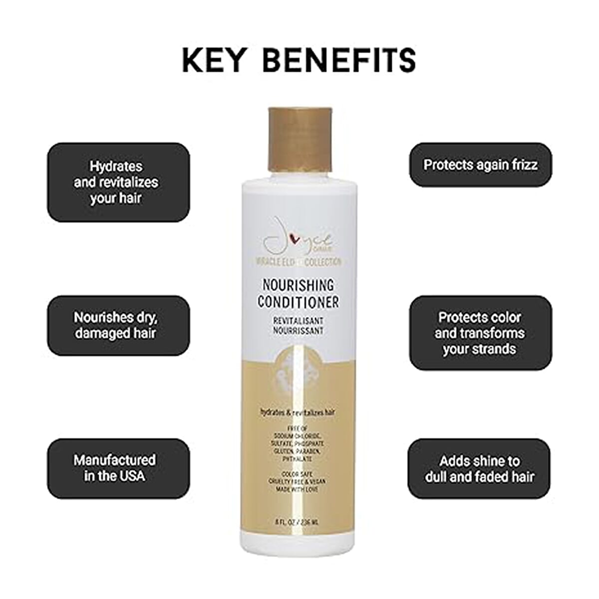 Joyce Giraud Beauty Leave in Conditioner (6oz) Made in US (Ships in 7-10 Days) image number 2