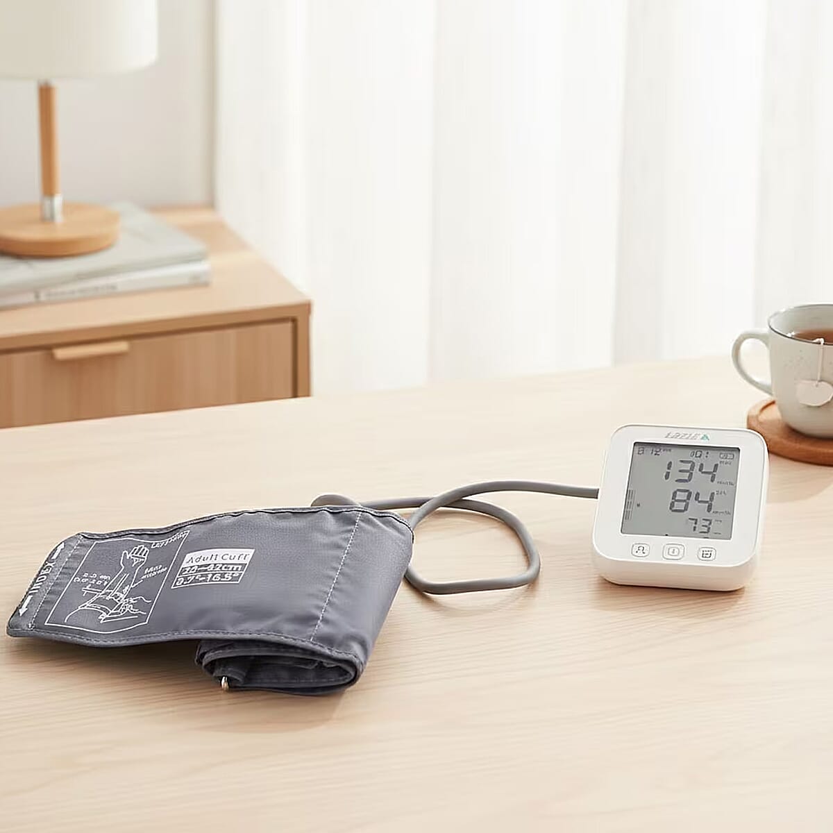 Lazle Gray Automatic Blood Pressure Monitor image number 1