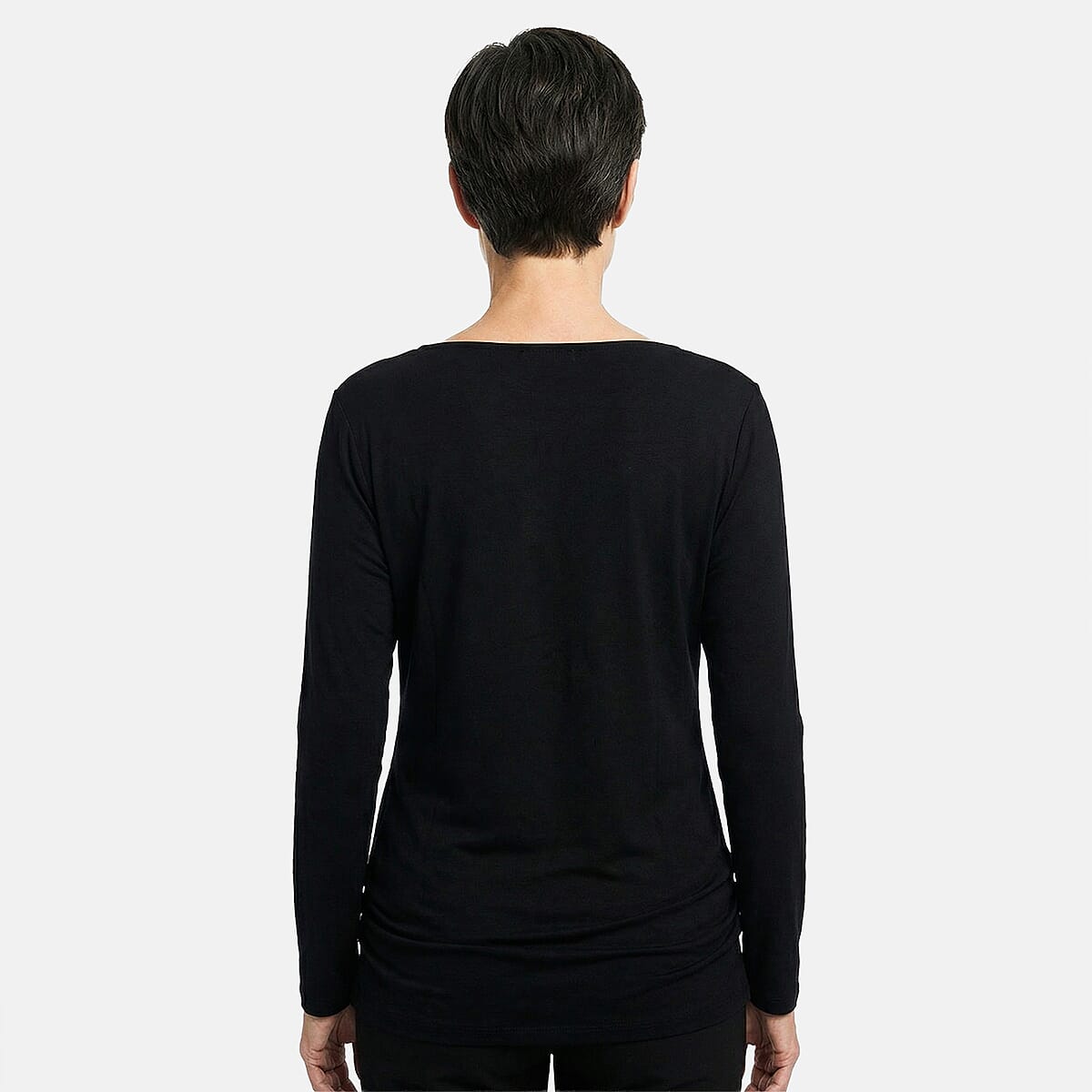 Vertigo Black 2-Tone Jaguar Print  Off The ShoulderTop -Large image number 2