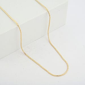 10K Yellow Gold  Chain (Size - 20),  Gold Wt. 4 g