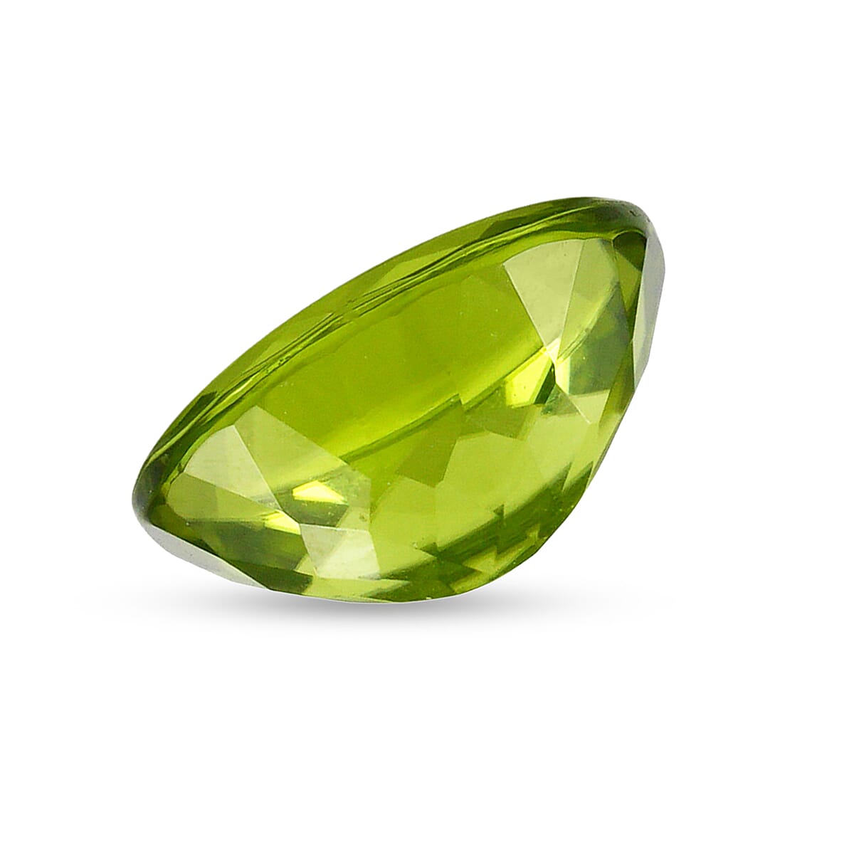 AAAA Hebei Peridot (Ovl 11x9 mm) 3.00 ctw image number 2