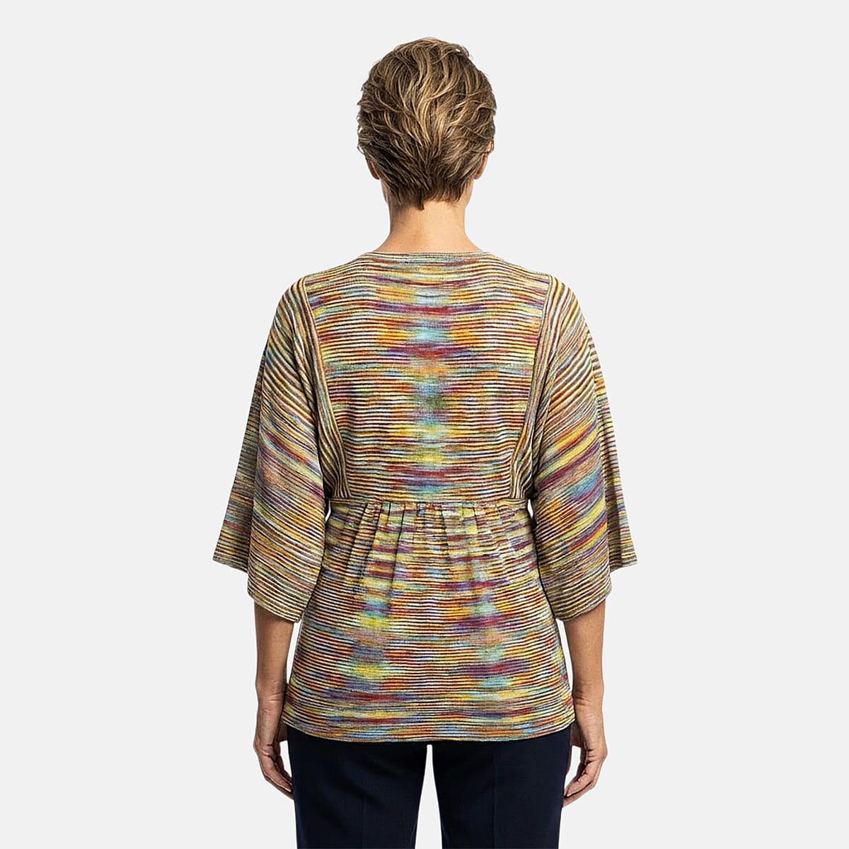 Vertigo Beige Lemongrass Space Dye Dolman Top -Large image number 2