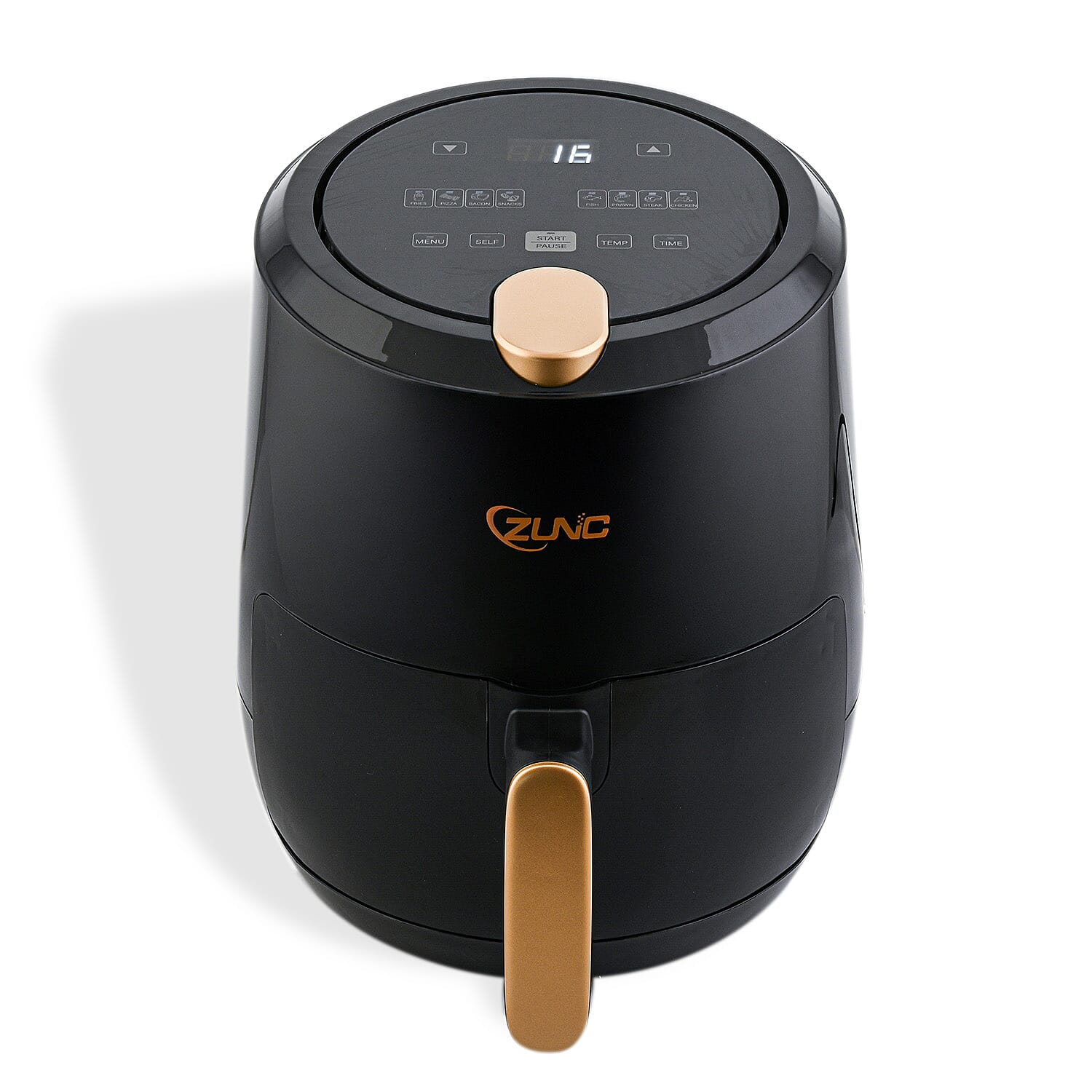 Closeout Digital Zunc Air Fryer with 8 Presets, Oilless Cooker with Nonstick Coated Basket -3.6 Quart