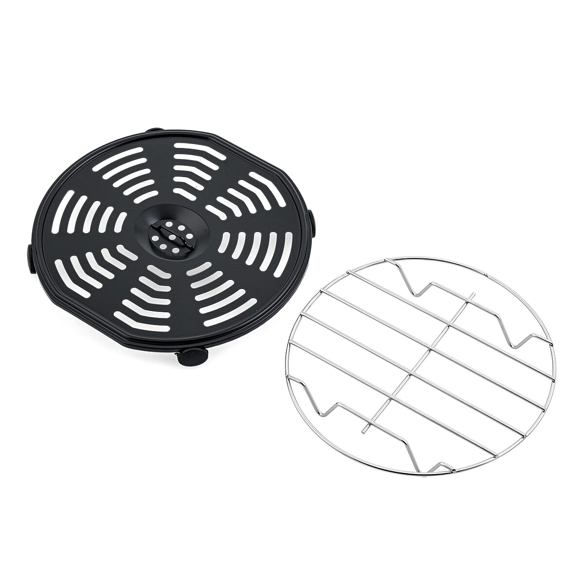 Closeout Digital Air Fryer with 8 Presets, Oilless Cooker with Nonstick Coated Basket -3.6 Quart - Black image number 4