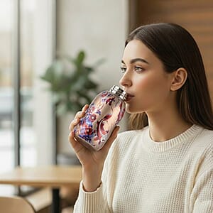 Livmore Butterfly Pattern 260ml Double Wall Stainless Steel Water Bottle