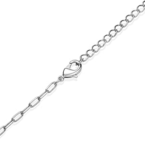 EverTrue Lab Created Blue Sapphire 16.40 ctw Necklace in Platinum Bond 18-20 Inches 