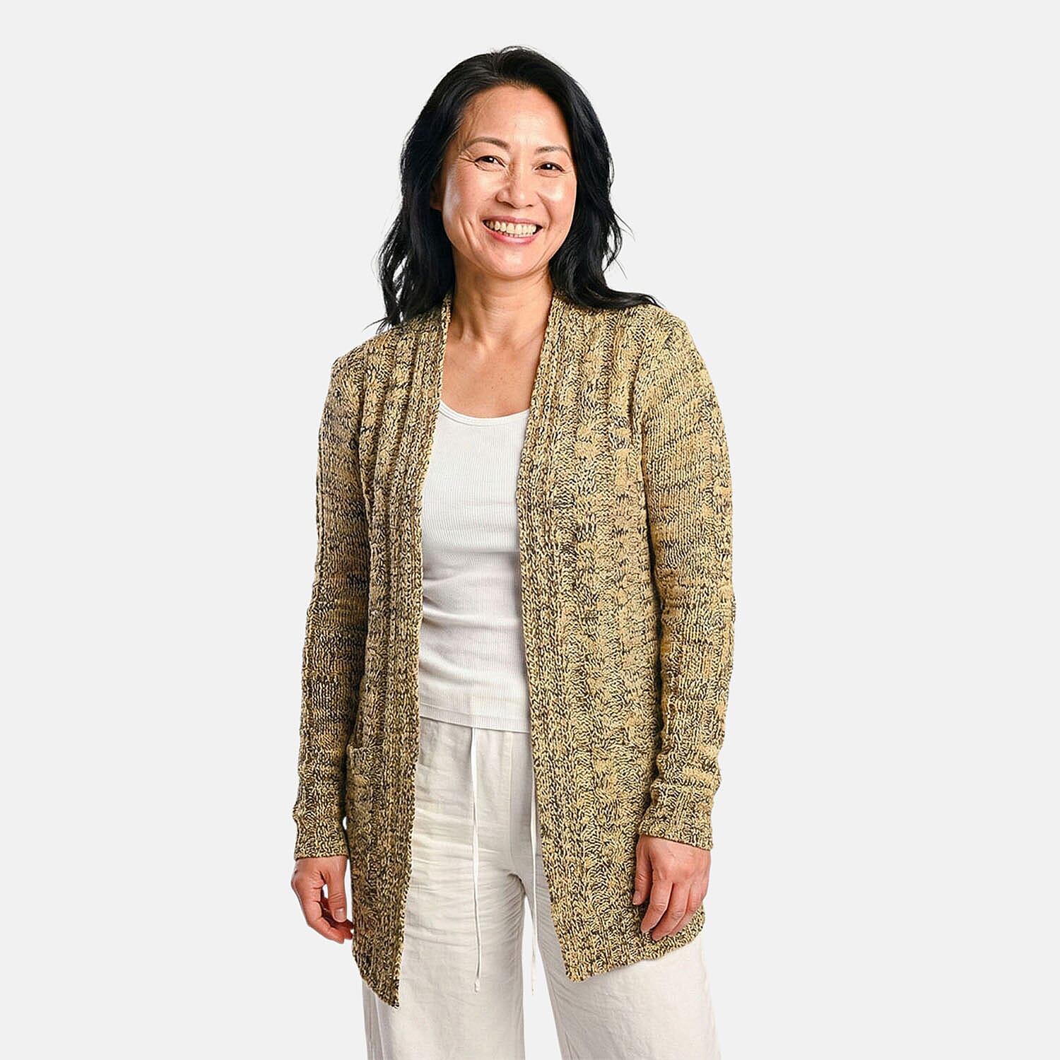 Love Ryan Beige Cardigan L