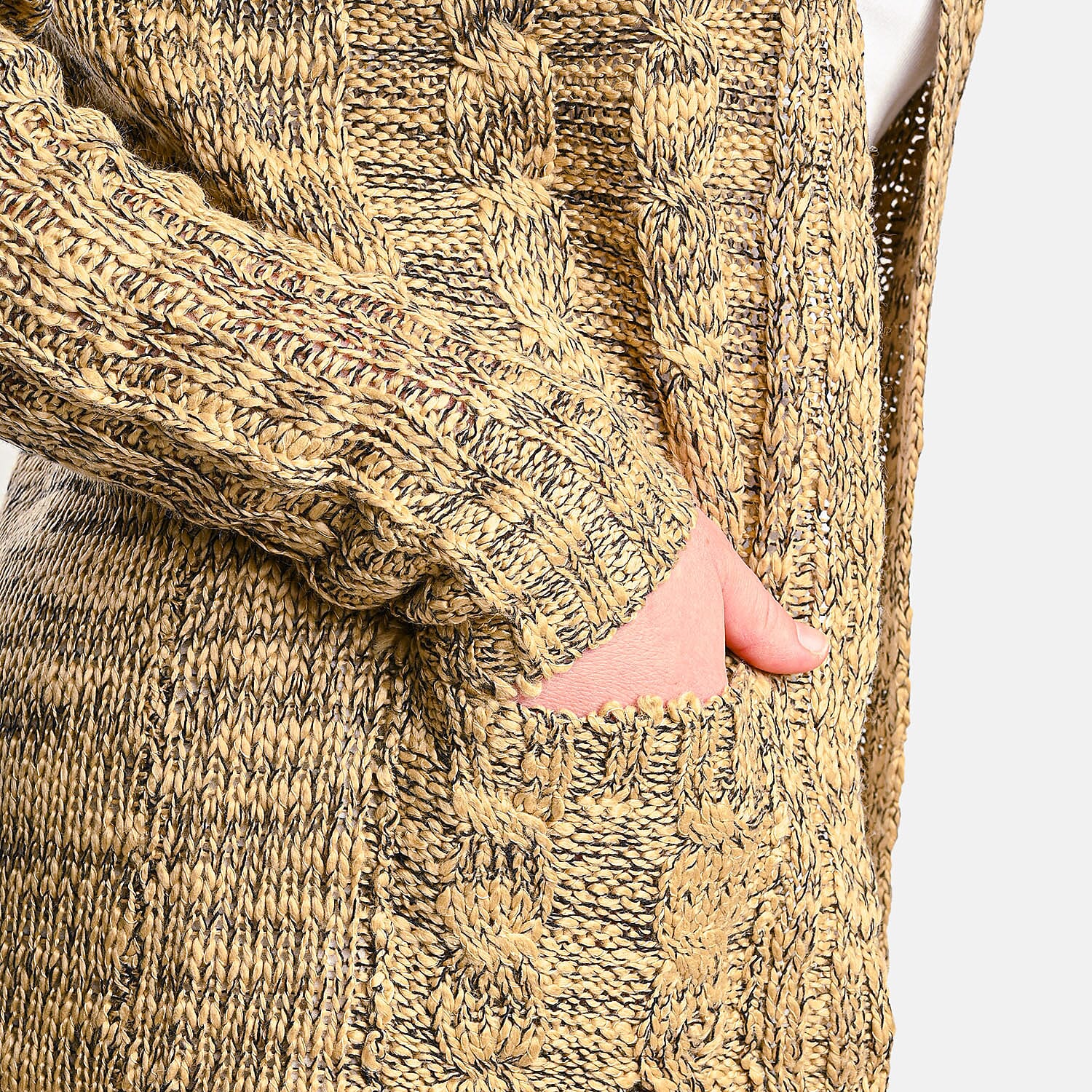 Love Ryan Beige Cardigan L
