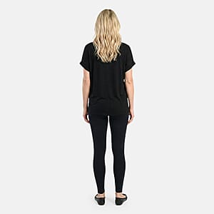One Legend Black Dolman Top S