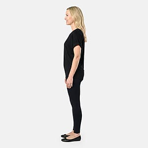 One Legend Black Dolman Top S