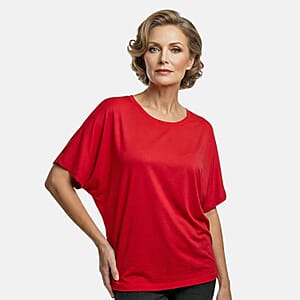 One Legend Red Dolman Top XL