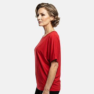 One Legend Red Dolman Top XL