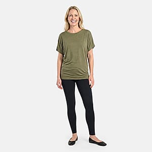 One Legend Olive Dolman Top M