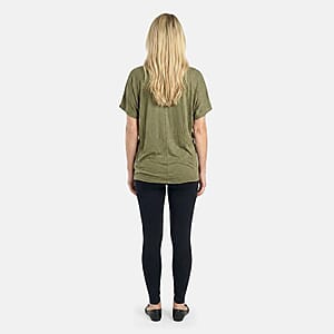 One Legend Olive Dolman Top S