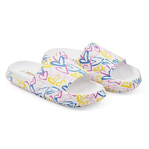 Mudd Ladies Heart Eva Slides 6