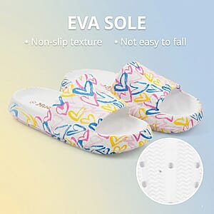 Mudd Ladies Heart Eva Slides 8