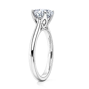 IGI Certified Luxuriant Lab Grown Diamond E-F VS 2.00 ctw Solitaire Ring in 950 Platinum (Size 8.0) 4.70 Grams