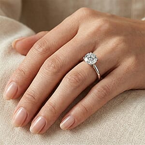 IGI Certified Luxuriant Lab Grown Diamond E-F VS 2.00 ctw Solitaire Ring in 950 Platinum (Size 9.0) 4.70 Grams