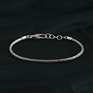 D'Joy Bali Legacy Tulang Naga Bracelet in Sterling Silver (7.25 In) 7.35 Grams