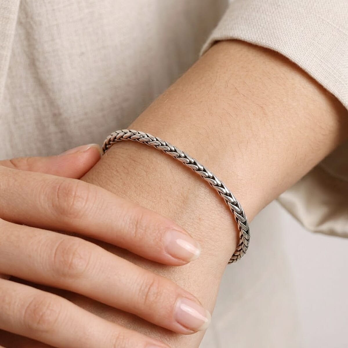 D'Joy Bali Legacy Padian Bracelet in Sterling Silver (7.25 In) 8 Grams image number 2