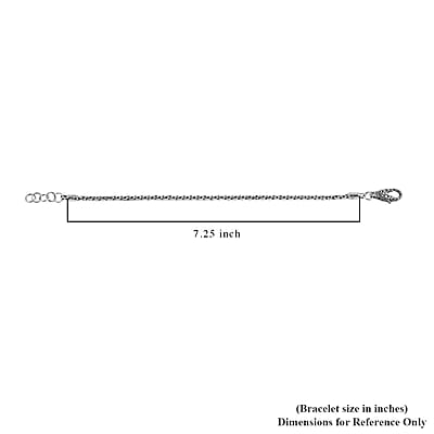 D'Joy Bali Legacy Padian Bracelet in Sterling Silver (7.25 In) 8 Grams