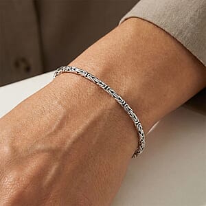 D'Joy Bali Legacy Borobudur Bracelet in Sterling Silver (7.25 In) 9 Grams