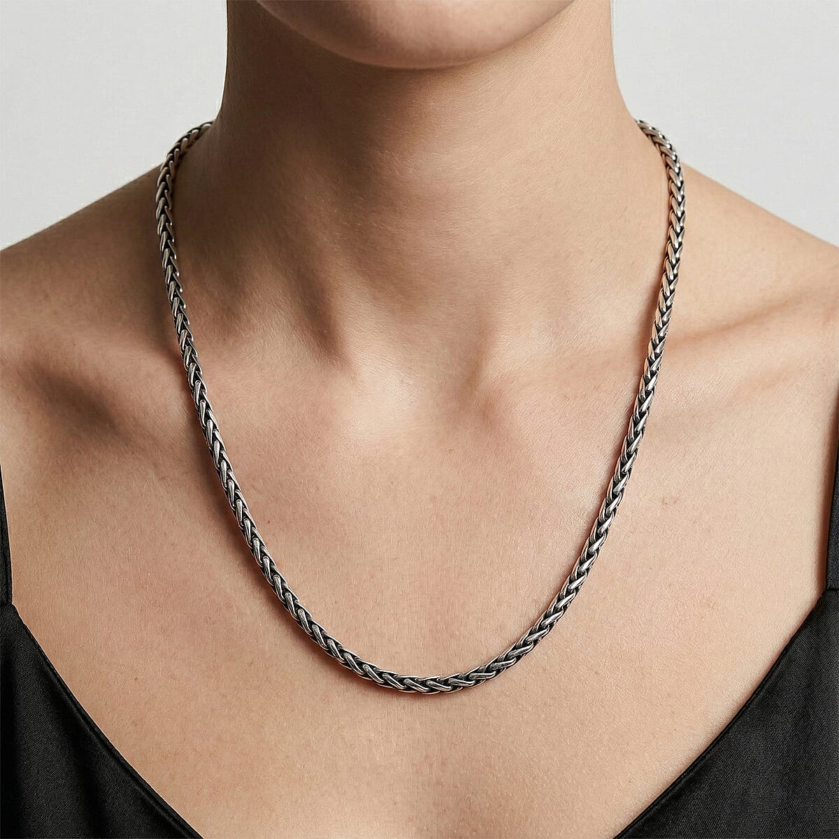 D'Joy Bali Legacy Padian Chain Necklace in Sterling Silver (20 Inches) 18.15 Grams image number 2