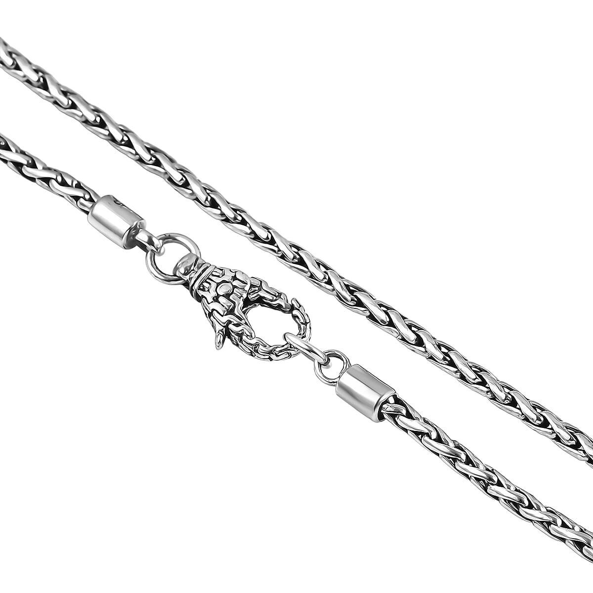 D'Joy Bali Legacy Padian Chain Necklace in Sterling Silver (20 Inches) 18.15 Grams image number 3