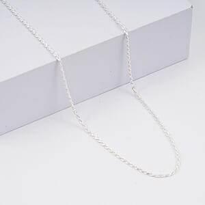 Italian Rope Chain Necklace in Sterling Silver 5.70 Grams (22 Inches)