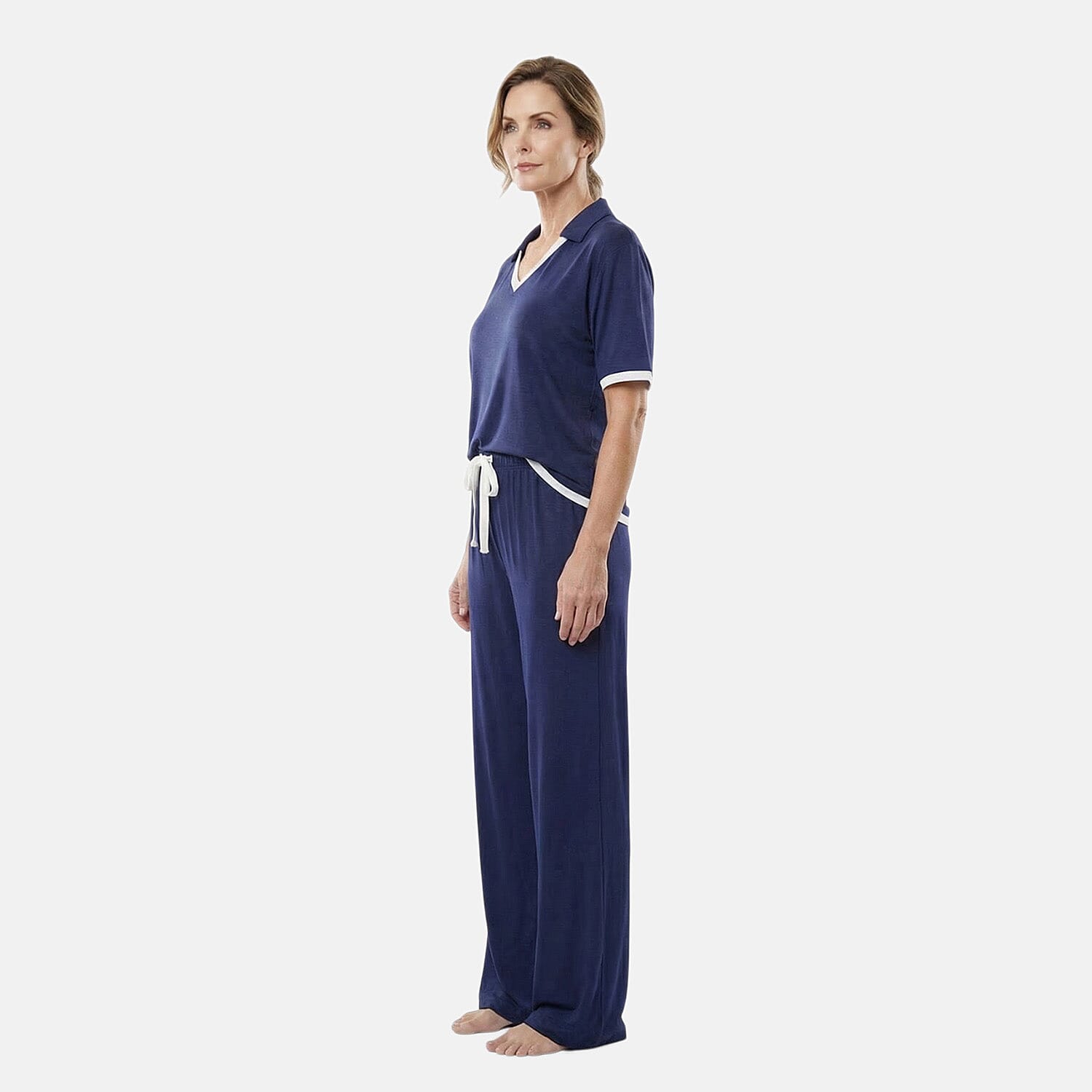 Badgley Mischka Blueberry/Ivory Lounge Set M