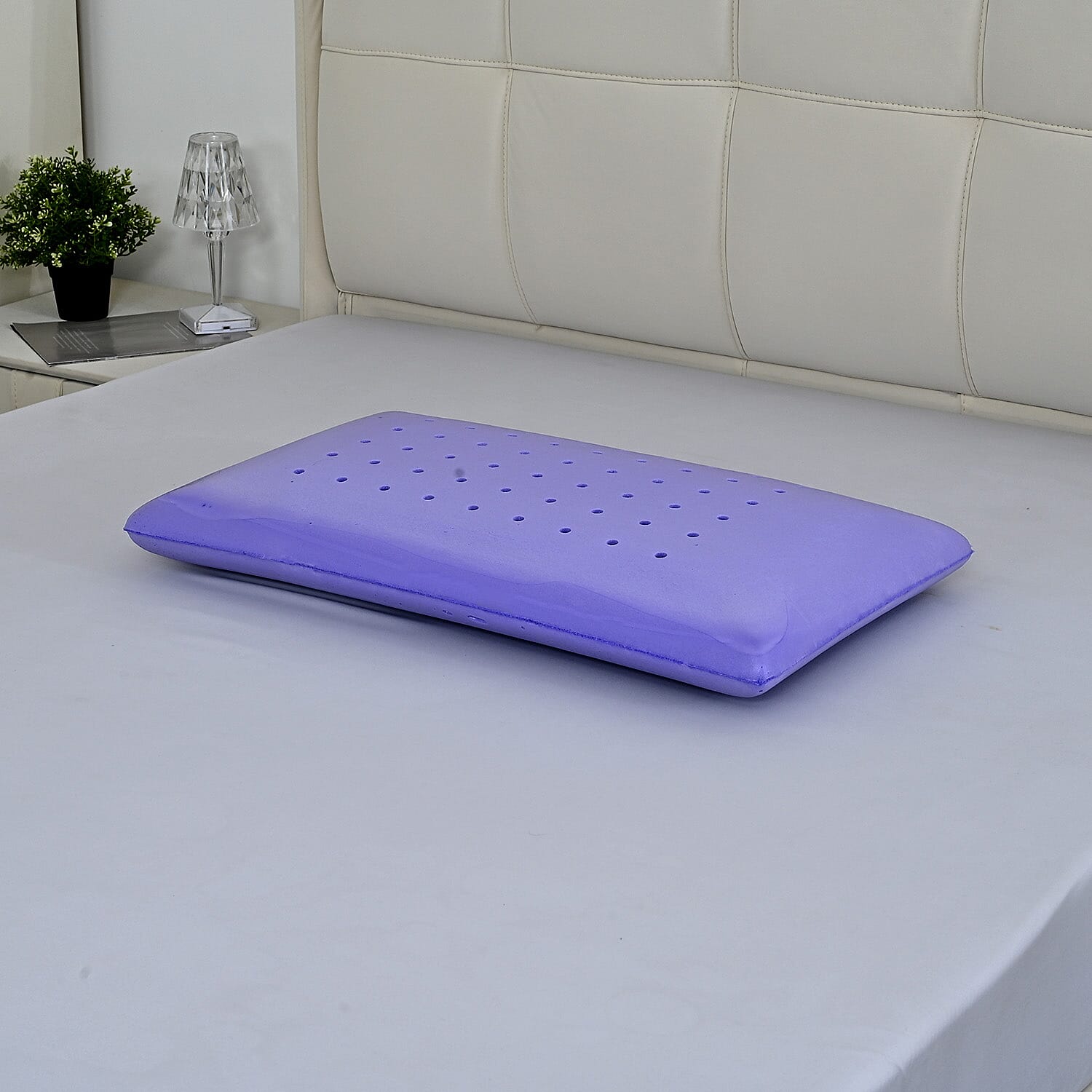 Livmore Space Purple Memory Foam Pillow