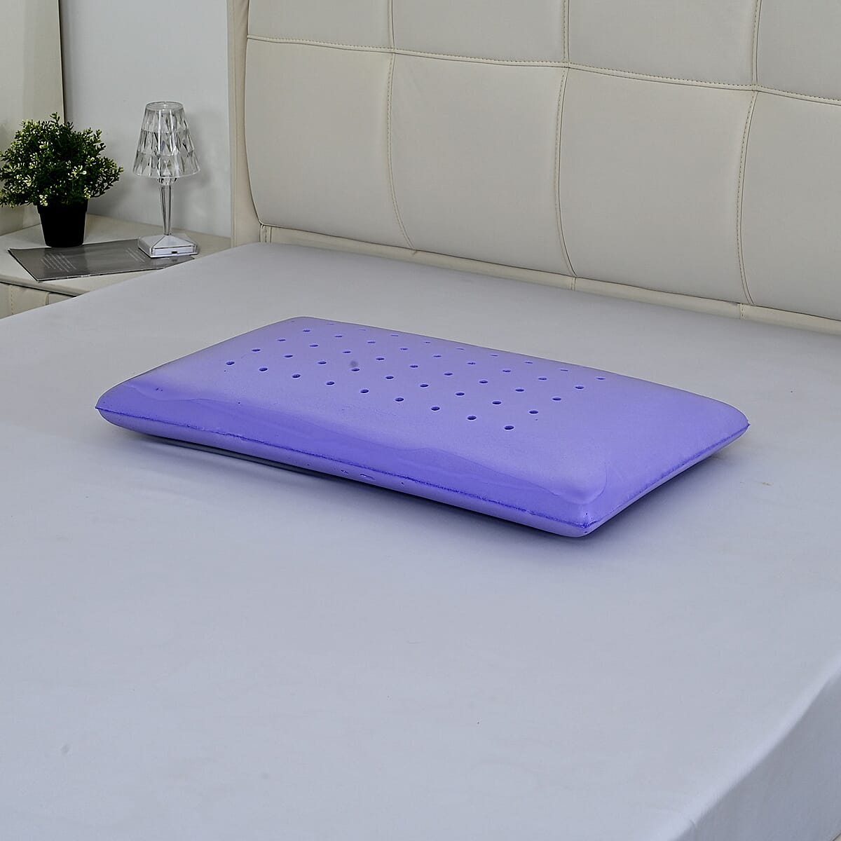 Livmore Space Purple Memory Foam Pillow image number 2