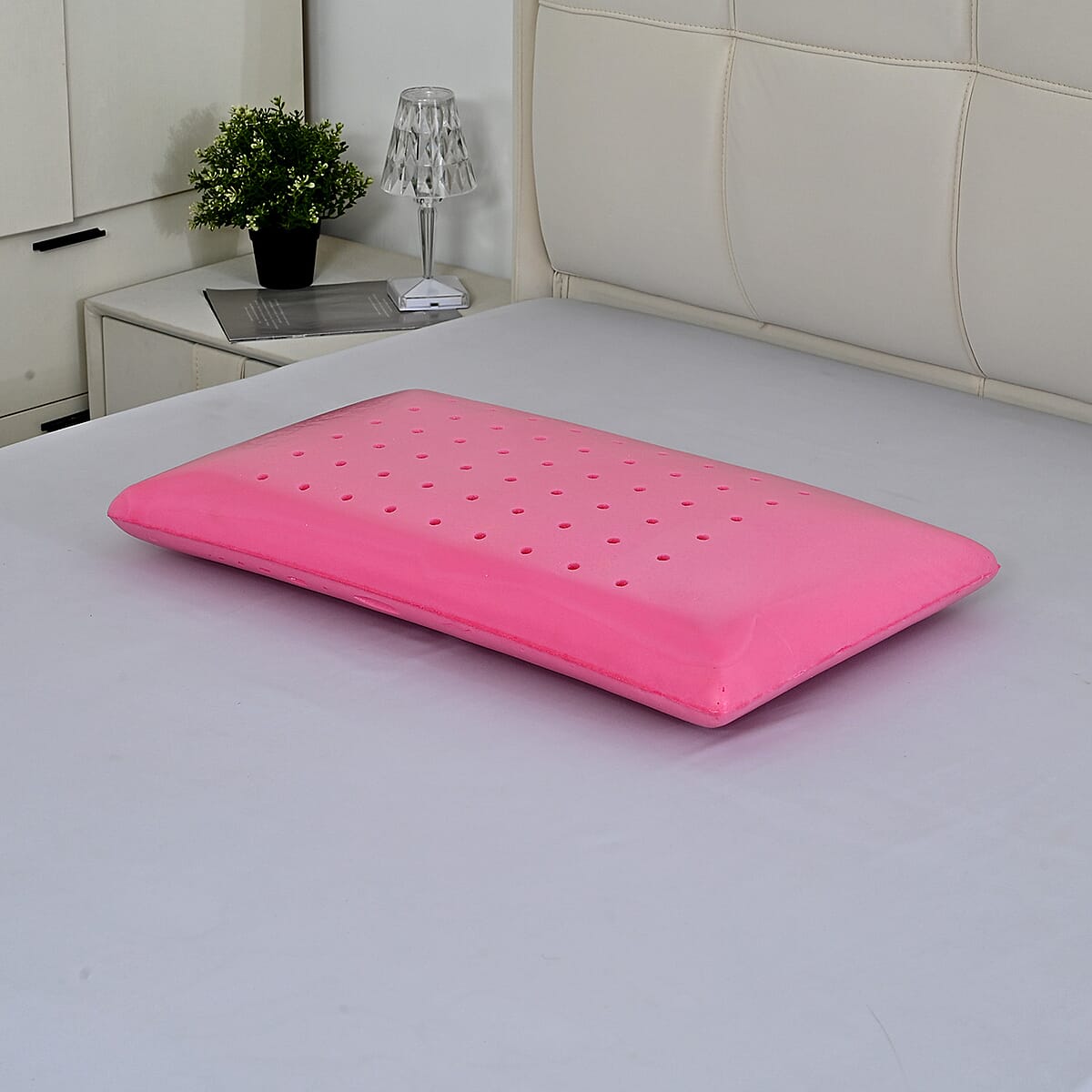 Livmore Space Pink Memory Foam Pillow image number 2
