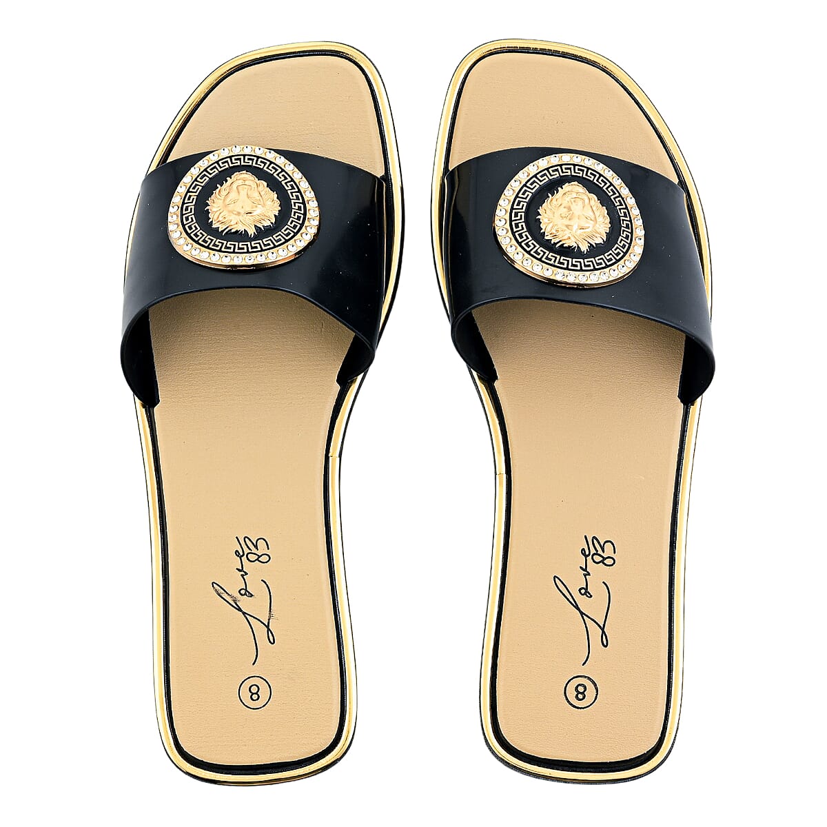 Love 83 Black Sandals 6 image number 5