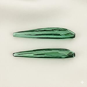 AAAA Arquiana Mint Tourmaline (Pear 15X3 mm) 1.20 ctw