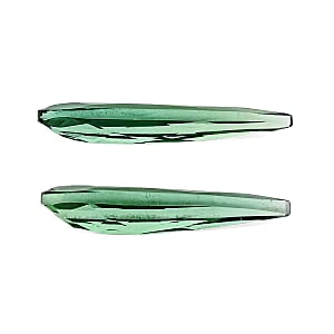 AAAA Arquiana Mint Tourmaline (Pear 15X3 mm) 1.20 ctw