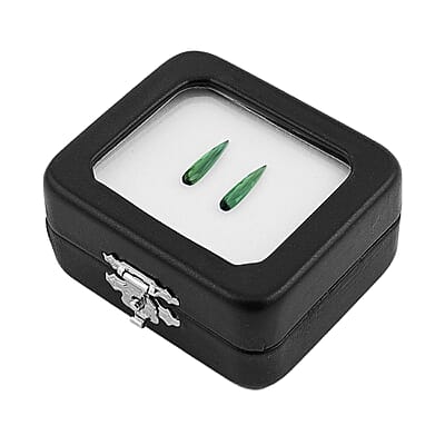 AAAA Arquiana Mint Tourmaline (Pear 15X3 mm) 1.20 ctw