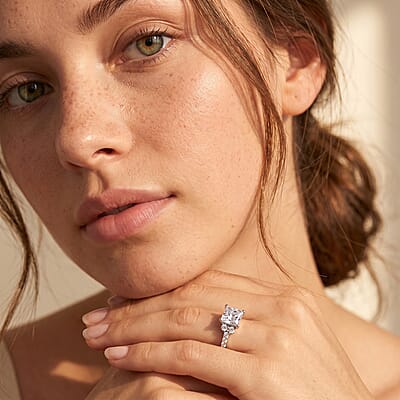 Luxuriant Lab Grown Diamond SI2 2.00 ctw Ring in 14K White Gold (Size 8.0)