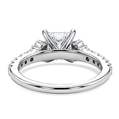 Luxuriant Lab Grown Diamond SI2 2.00 ctw Ring in 14K White Gold (Size 8.0)