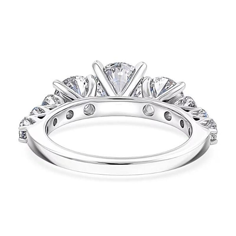 14K White Gold Luxuriant Lab Grown Diamond (VS1) Ring (Size 6.0) (Delivery in 7-10 Days) 3.75 ctw