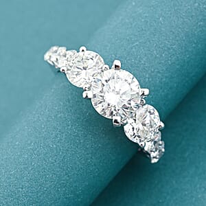 Luxuriant Lab Grown Diamond VS1 3.75 ctw Ring in 14K White Gold (Size 8.0)