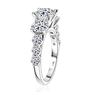 Luxuriant Lab Grown Diamond VS1 3.75 ctw Ring in 14K White Gold (Size 8.0)