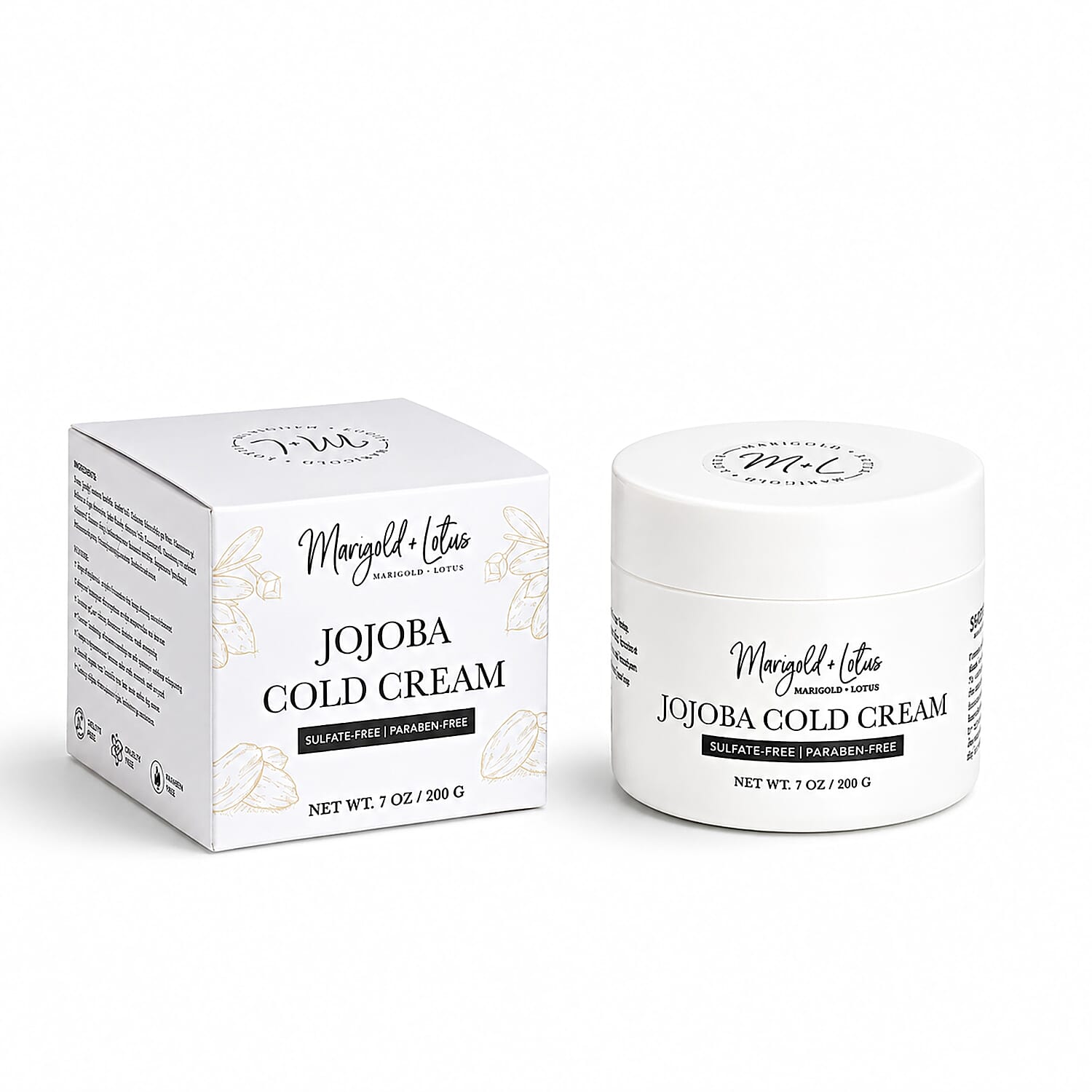 Marigold and Lotus Jojoba Cold Cream 7.05 oz