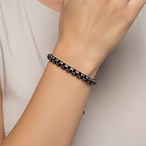Fancy Chain Bracelet in ION Plated Black Stainless Steel (8.00 In)