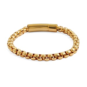 Fancy Chain Bracelet in ION Plated YG Stainless Steel (8.00 In)