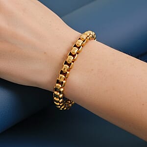 Fancy Chain Bracelet in ION Plated YG Stainless Steel (8.00 In)