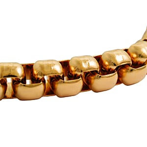 Fancy Chain Bracelet in ION Plated YG Stainless Steel (8.00 In)